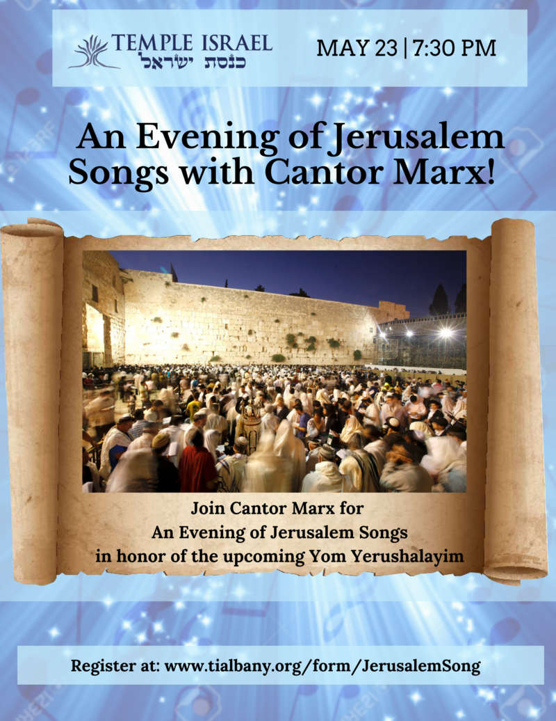 Banner Image for An evening of Jerusalem Songs