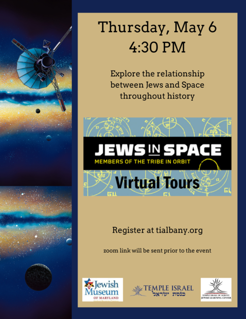 Banner Image for Join TI for National Space Day as we visit the Jews in Space exhibit at the Jewish Museum of Maryland